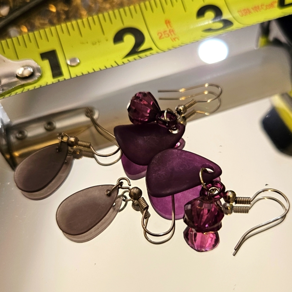 Simple 1" Dangle Earrings Set